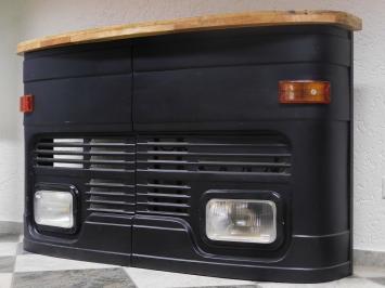 Vintage Truck Bar - zwart - uniek - bartafel