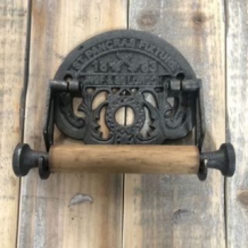 Vintage toilet roll holder - ''St Pancrash Fixture''