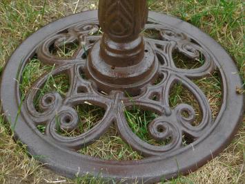 Fors Bird Bath on Stand - Cast iron - Brown