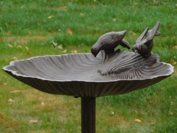 Fors Vogeltränke auf Ständer - Gusseisen - Braun