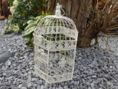 1 large cage for the bird, metal