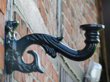 Wall arm for outdoor lamp - 23 cm - Dark green