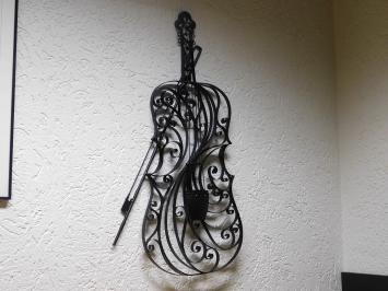 Wall ornament Violin - 85 cm - Black