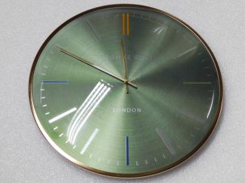 Oyster wall clock - Green - Round