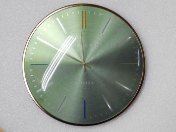 Oyster wall clock - Green - Round