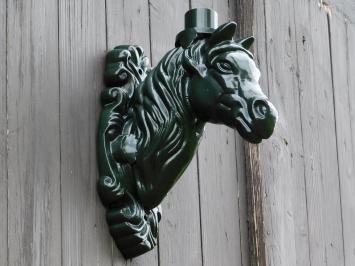 Wall arm Horse Head for Lamp - Alu - Green